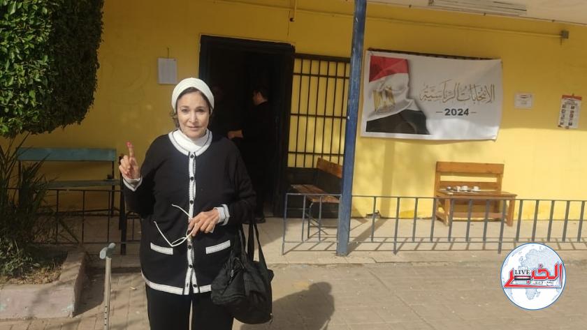 الفنانة نادية رشاد تدعو المصريين للمشاركة في الانتخابات الرئاسية