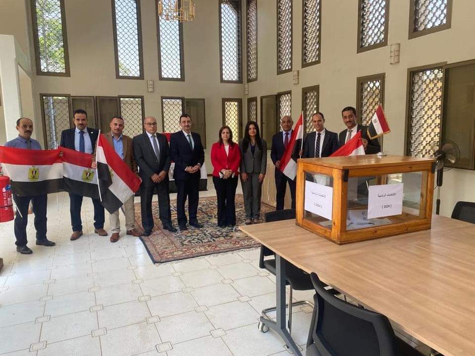 المصريون بالخارج يرسمون لوحة فى حب الوطن