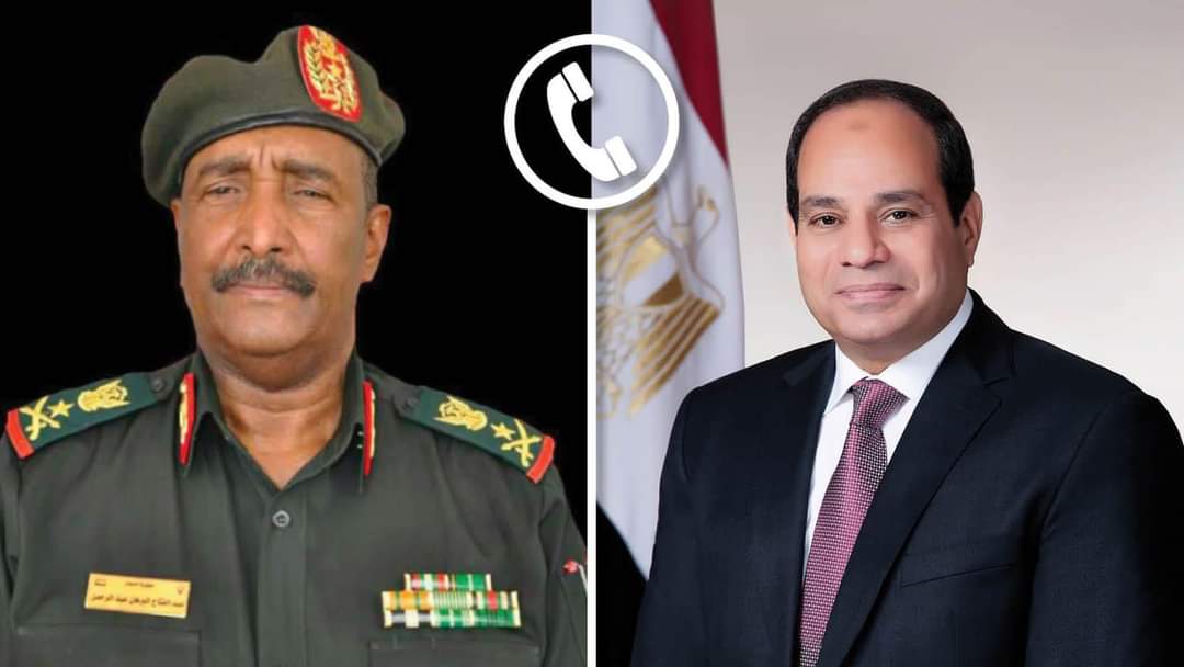 البرهان.. للرئيس : نتمنى لمصر معكم المزيد من التقدم والازدهار