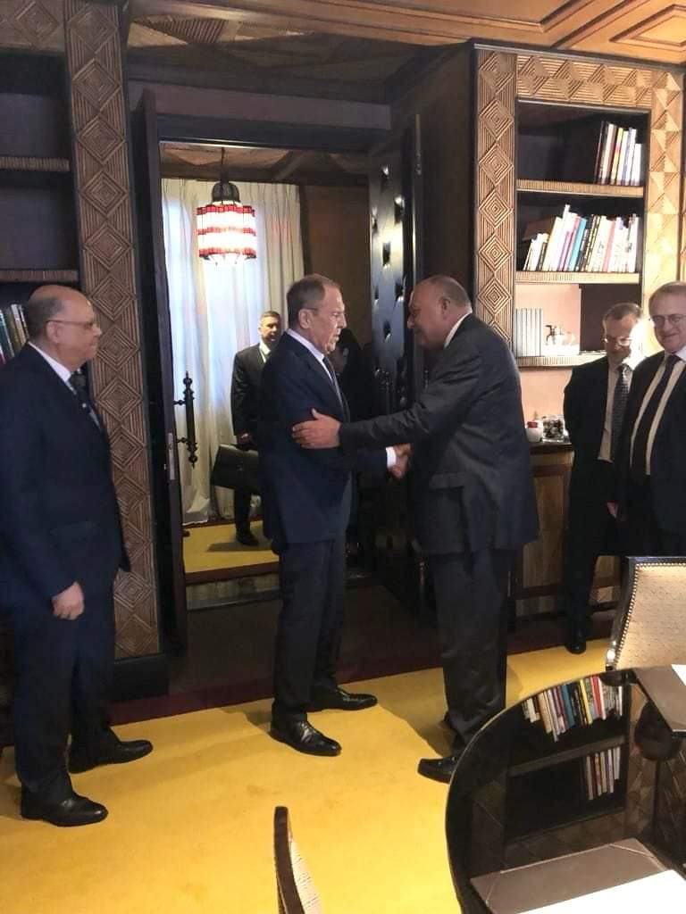 شكرى بحث مع وزير خارجية روسيا التعاون الثنائى والتطورات الإقليمية والدولية 