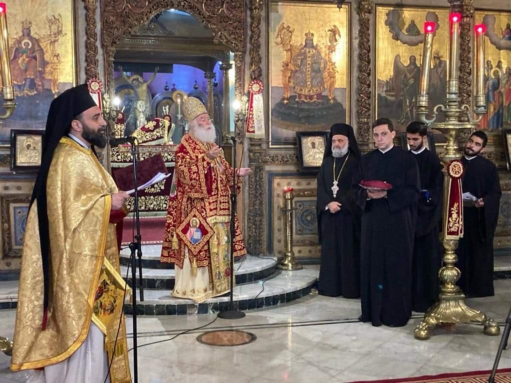 بطريرك الروم الأرثوذكس يترأس قداس عيد الميلاد المجيد