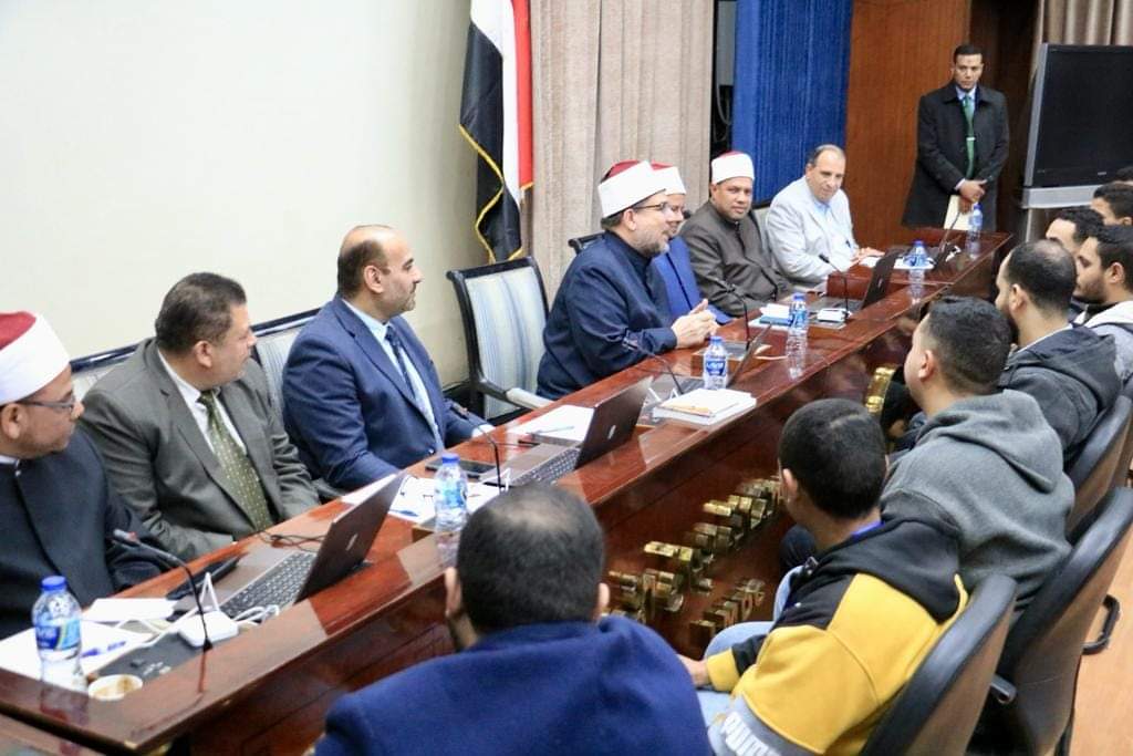 وزير الأوقاف والشيخ يتفقدان الاختبارات الشفوية للأئمة بالعجوزة