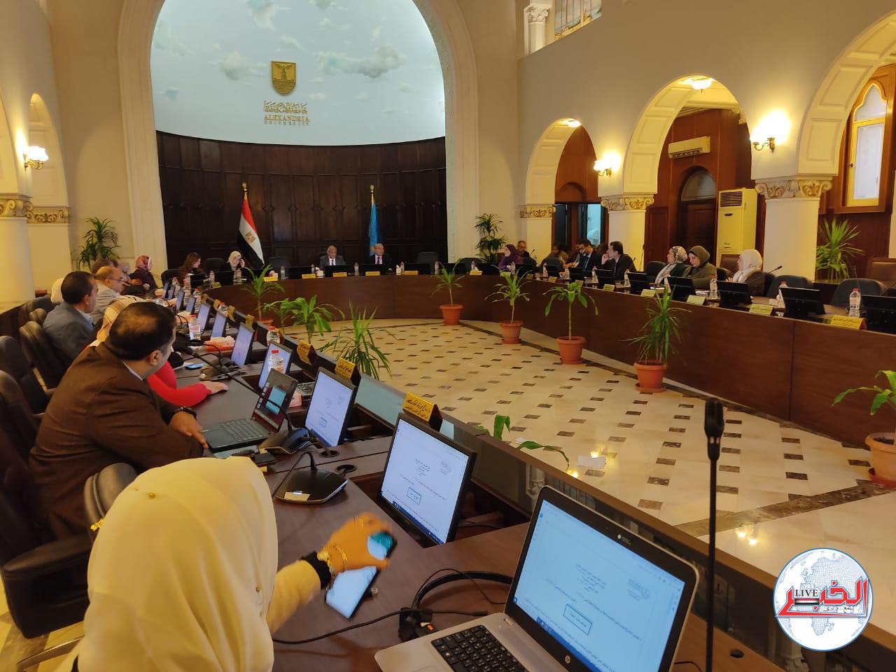 جامعة الإسكندرية جاهزة لانطلاق امتحانات الفصل الدراسى الأول 