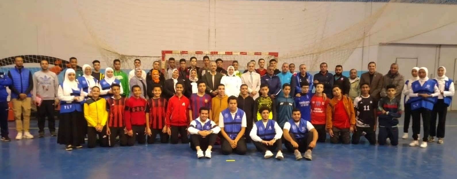 عقد اختبارات كرة اليد بالمشروع القومى للموهبة والبطل الأوليمبى"ناشئين وشباب "ببنى سويف 