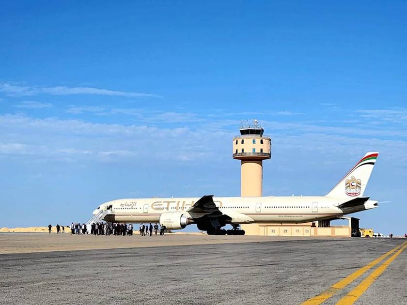 وفد مجلس الأمن .. يتفقد «الاستجابة الإنسانية» في مطار العريش