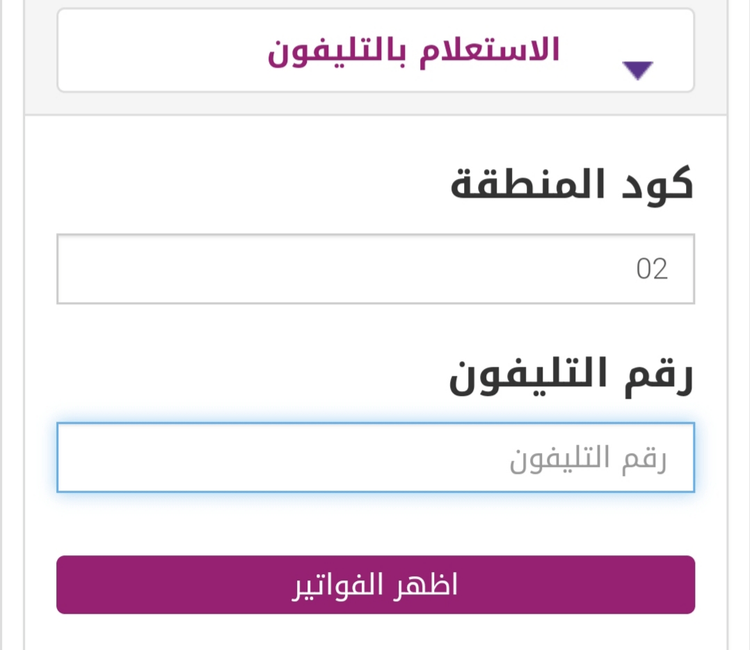 رابط الإستعلام فاتورة التليفون الأرضي شهر يناير  2024