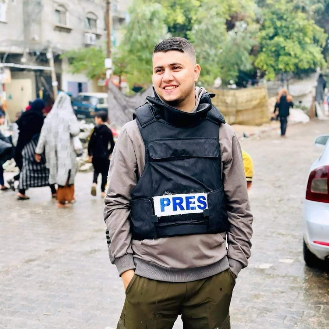 استشـــ.هاد الصحفيين حمزة وائل الدحدوح ومصطفى الثريا .. في قصف إسرائيلي