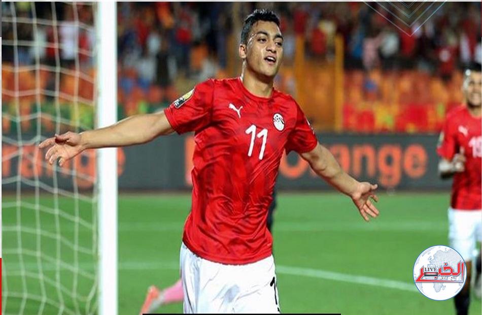 مصطفي محمد يتعادل لمنتخب مصر أمام الكونغو من ركلة جزاء