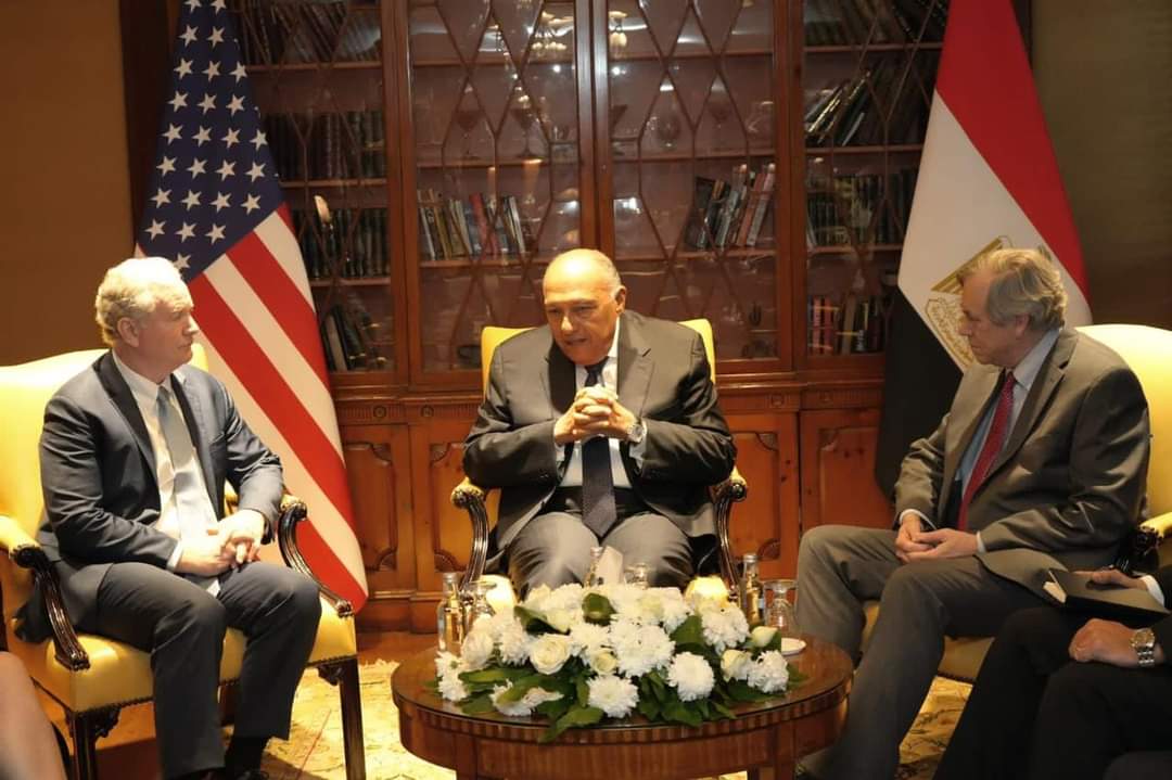 وزير الخارجية.. لعضوى الشيوخ الأمريكى :  نتطلع لتعزيز العلاقات بين البلدين