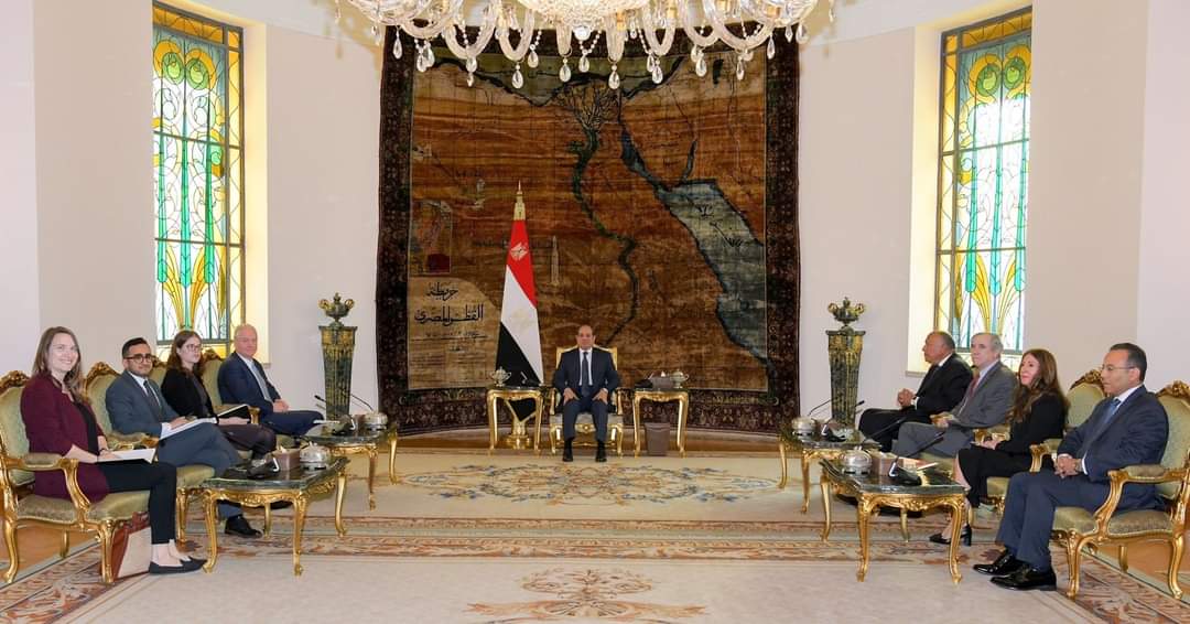 الرئيس : ضرورة وقف إطلاق النار فى غزة