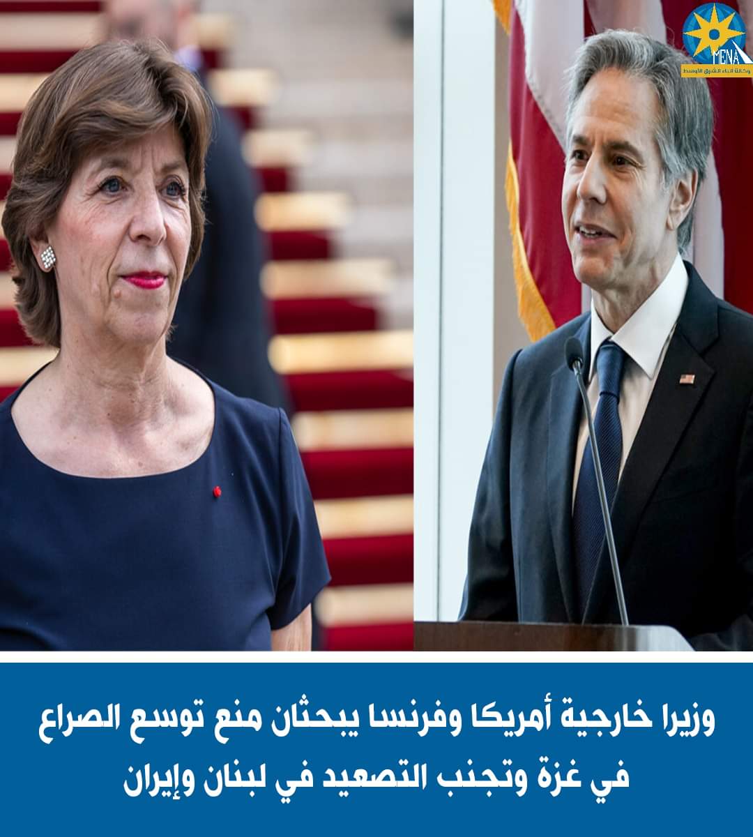 وزيرا خارجية أمريكا وفرنسا بحثا وقف الهجمات على السفن بالبحر الأحمر