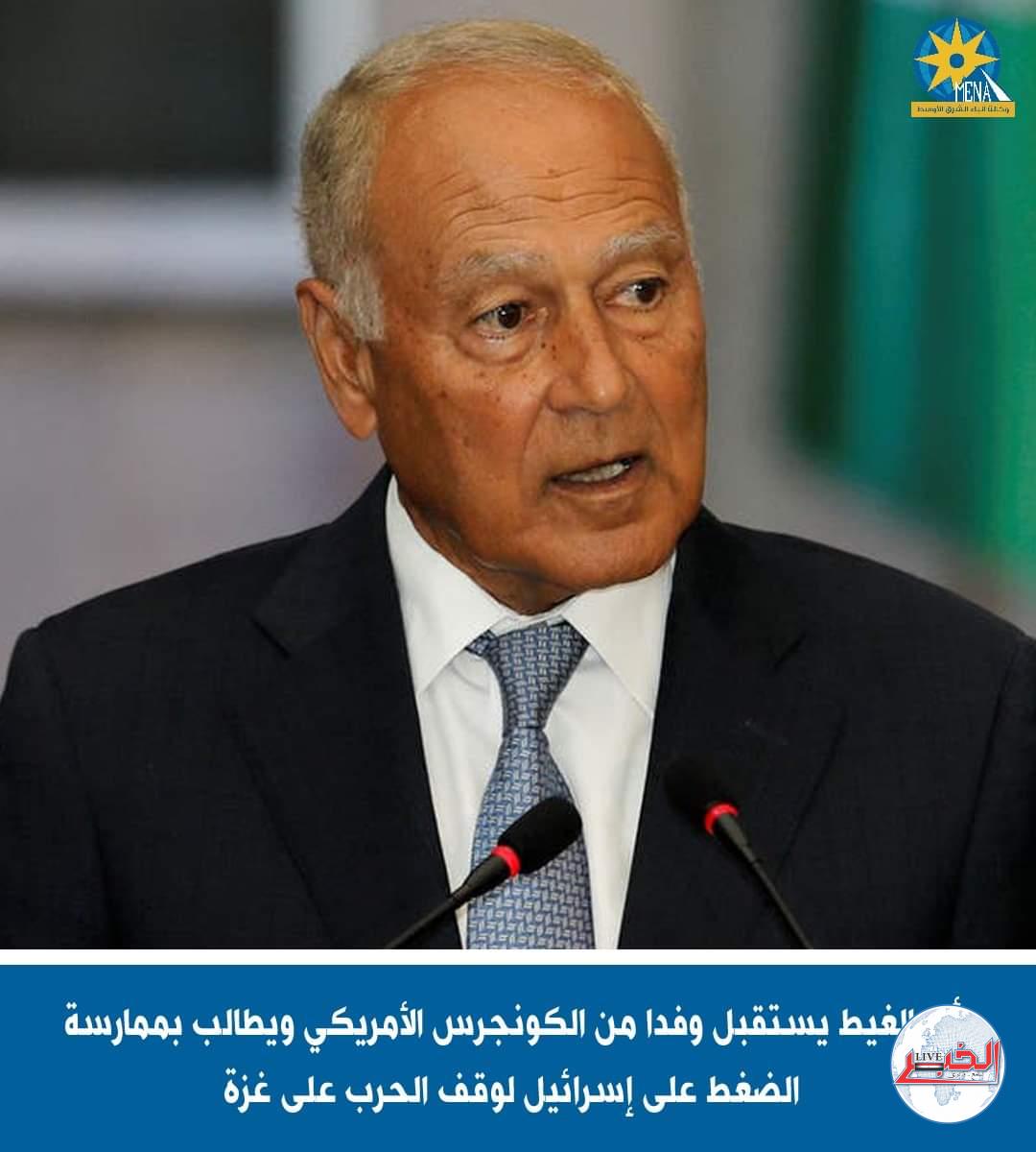 أبو الغيط يطالب عضوى الكونجرس الأمريكي بممارسة الضغط على إسرائيل لوقف الحرب على غزة