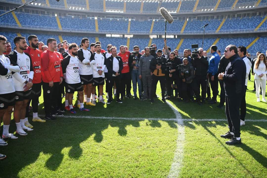 وزير الشباب والرياضة:زيارة الرئيس للمنتخب قبل إنطلاق "أمم إفريقيا"دعم معنوى كبير للاعبين