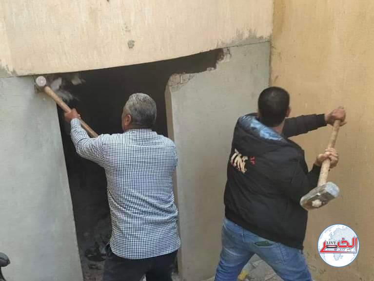 إزالة مخالفات بناءوتعديات بالساحل الشمالى وملوي وطيبة الجديدتين