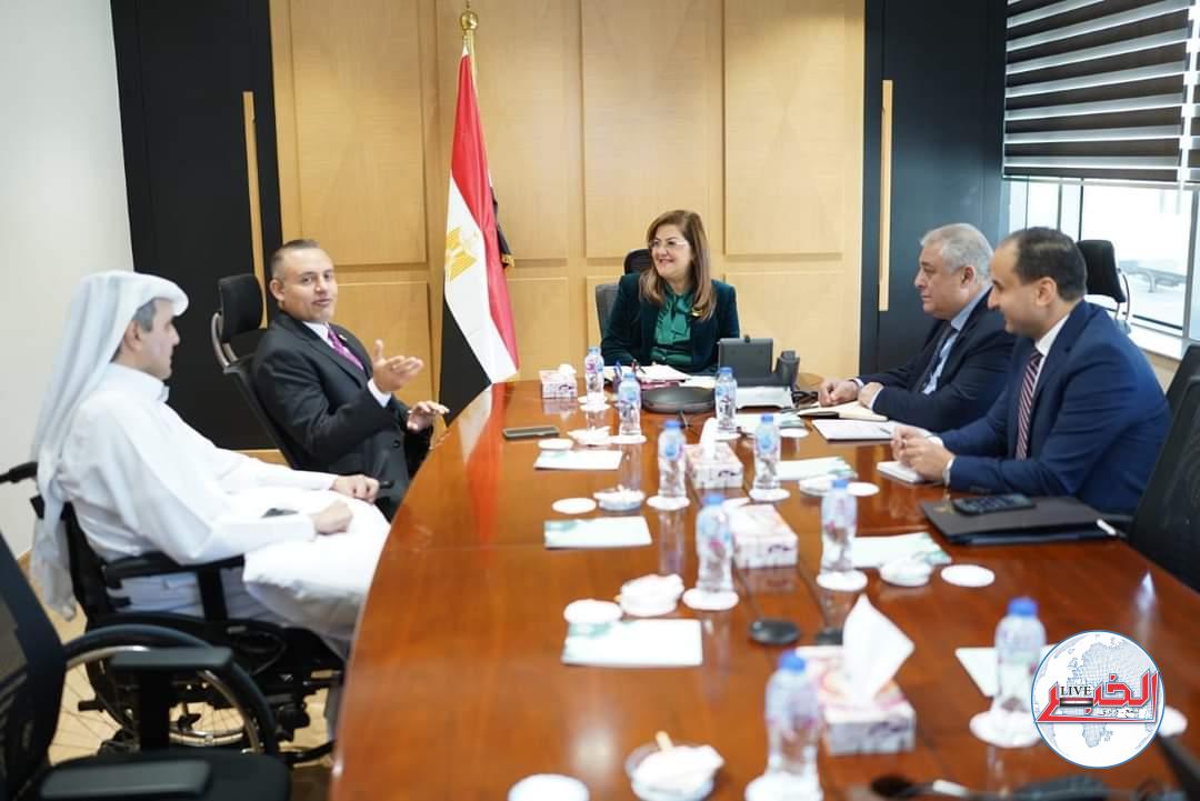 هالة السعيد تبحث مع سفير قطر بالقاهرة تعزيز التعاون