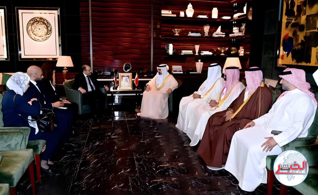 وزير التجارة يبحث مع نظيره البحرينى سبل تنمية التعاون الاقتصادي بين البلدين