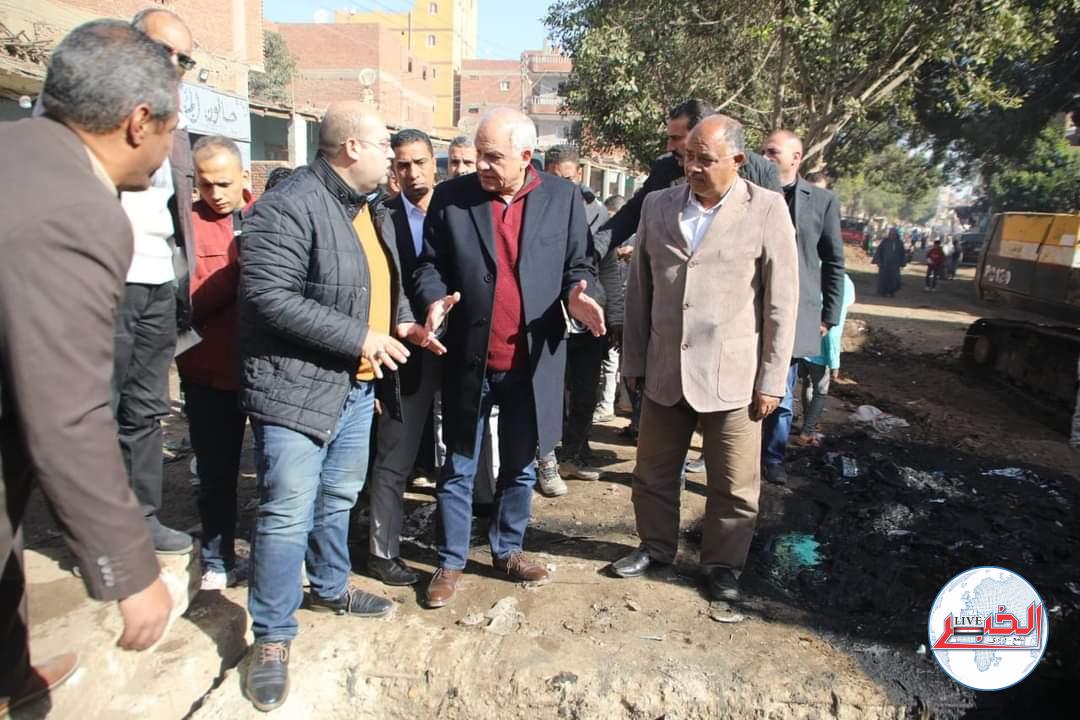 محافظ الجيزة: انتظروا طفرة بمشروعات البنية التحتية بمنشأة القناطر 