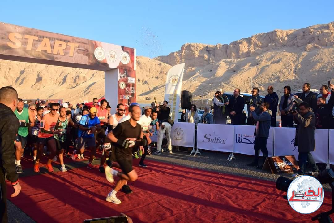 رياضيون من 42 جنسية شاركوا فى ماراثون الأقصر الدولى