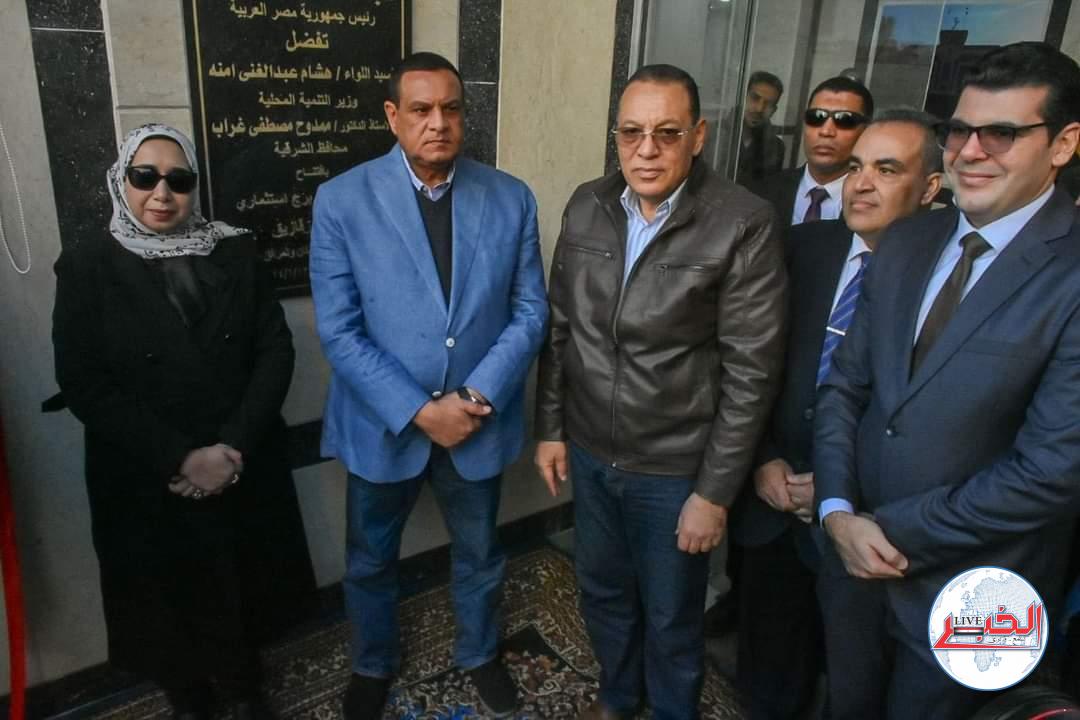 إفتتاح مشروع إنشاء برج إدارى ومول تجارى وجراج متعدد الطوابق بميدان التحرير بالزقازيق