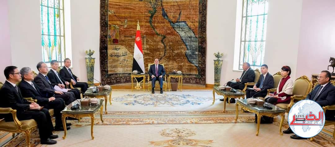 الرئيس : استمرار دعم مصر للصين الواحدة