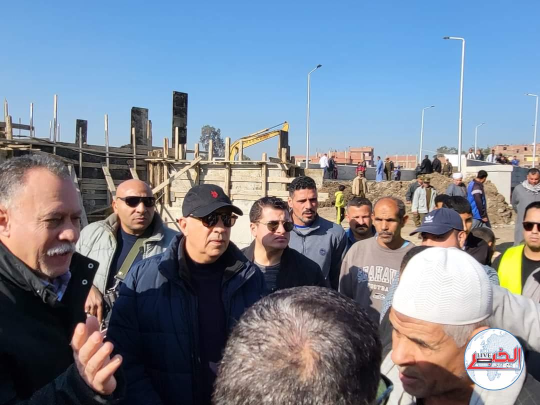 وزير الرى يتفقد مشروعات الموارد المائية بالشرقية