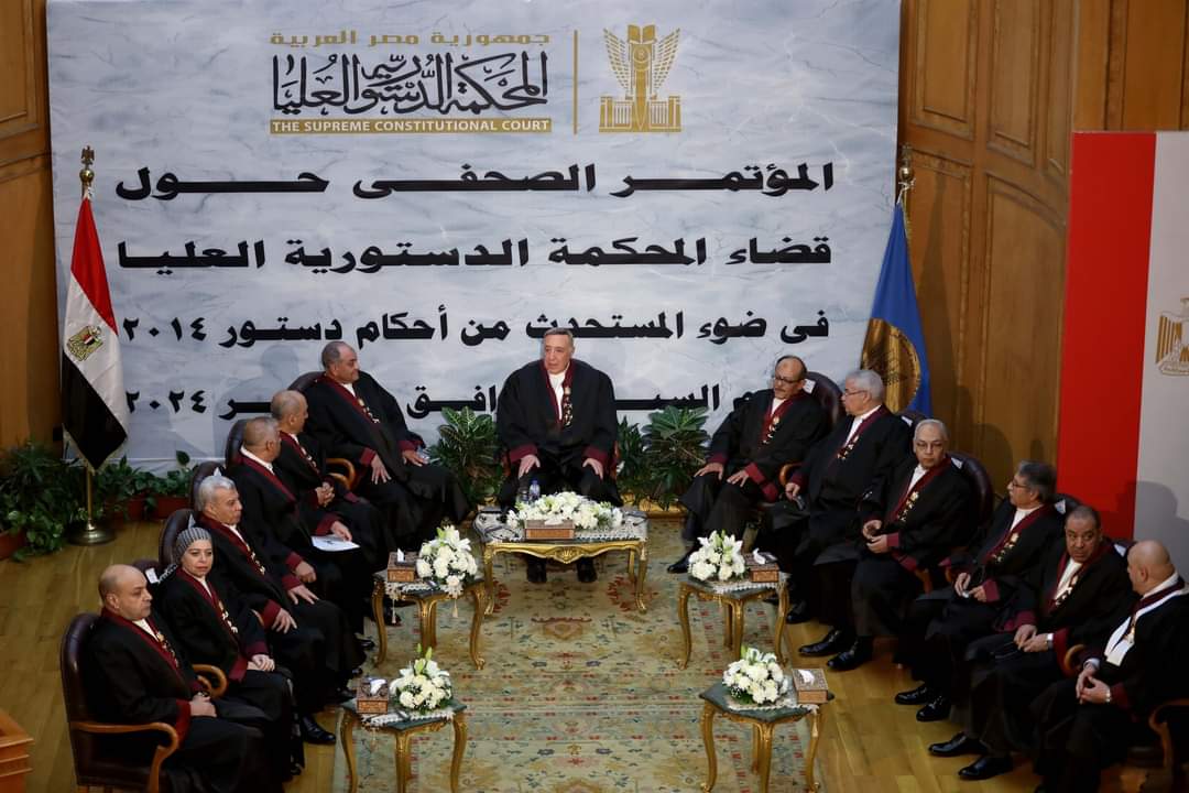رئيس المحكمة الدستورية : طفرة كبيرة بالعدالة الناجزة وسرعة الفصل في القضايا والطعون