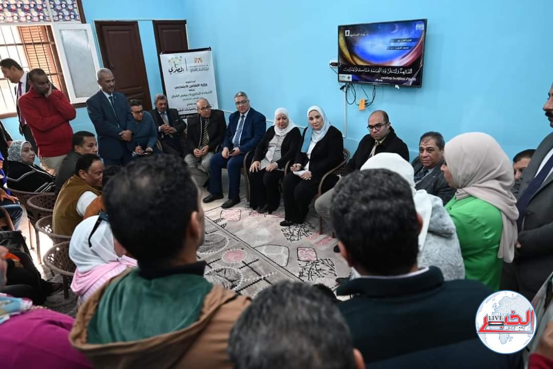 وزيرة التضامن تتفقد مجمع دور التربية للرعاية الاجتماعية بالجيزة