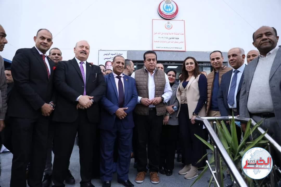 وزير الصحة يتفقد مستشفى “الكبد والجهاز الهضمي بدنشال ويوجه بإعداد دراسة لتحويل الأرض المجاورة لمستشفى طوارئ