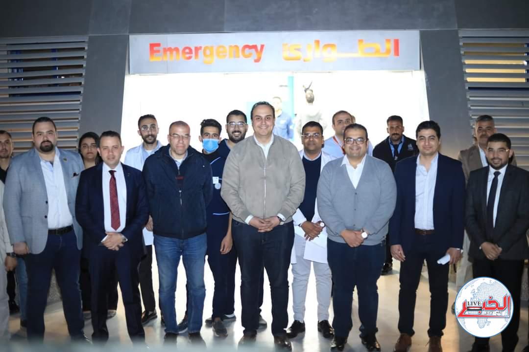 رئيس هيئة الرعاية الصحية يستطلع آراء الأجانب والوافدين للسياحة العلاجية بمستشفى شرم الشيخ الدولى