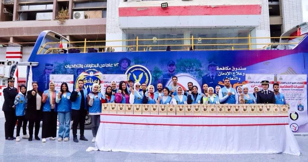 قافلة توعوية تجوب الأندية الرياضية الكبرى تحت عنوان " لا للمخدرات"