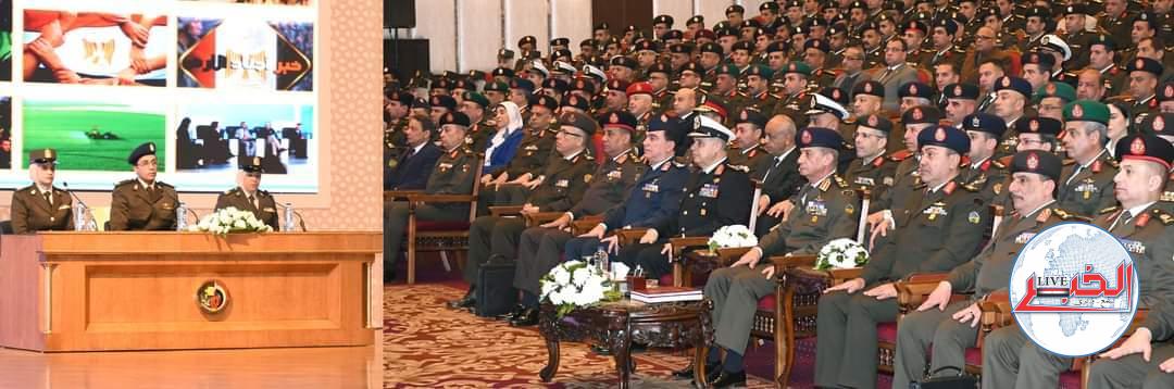 وزير الدفاع يشهد البحث الرئيسى لإدارة الشئون المعنوية