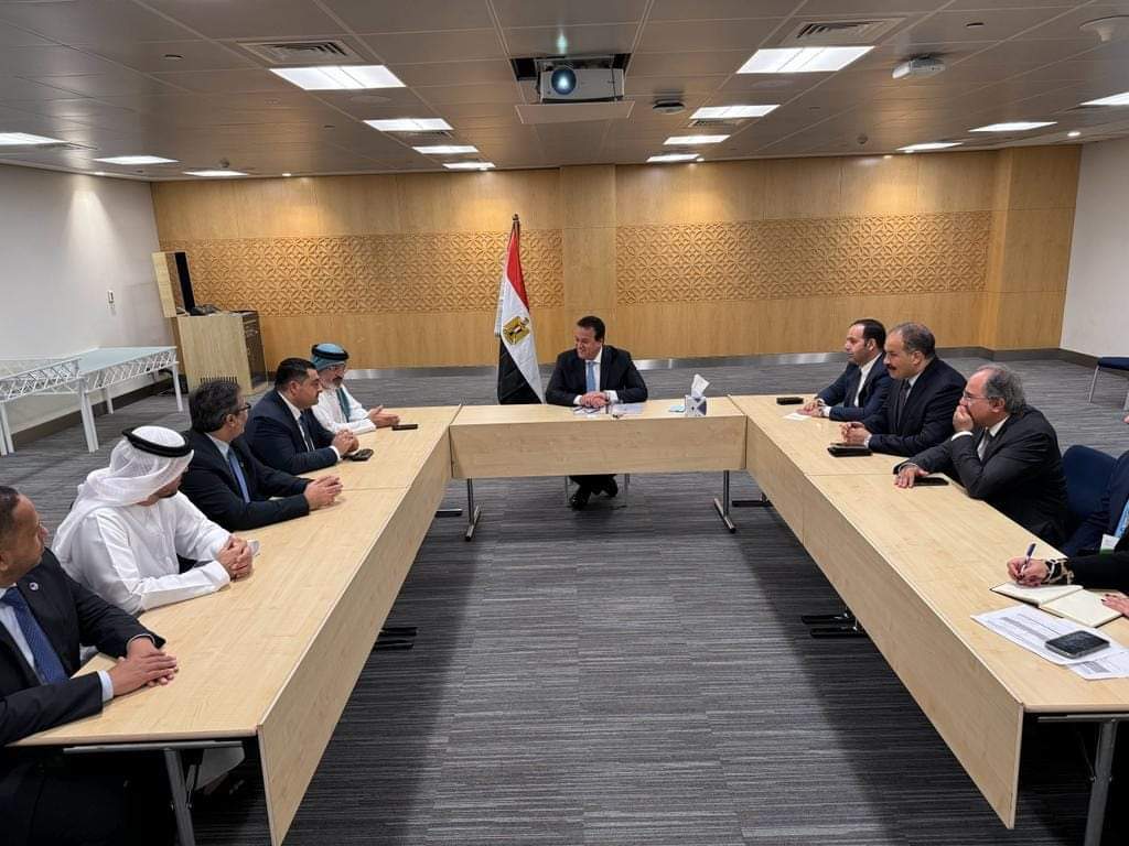 وزير الصحة يبحث التعاون مع شركة EHS فى حلول الذكاء الاصطناعى بالقطاع الصحى 
