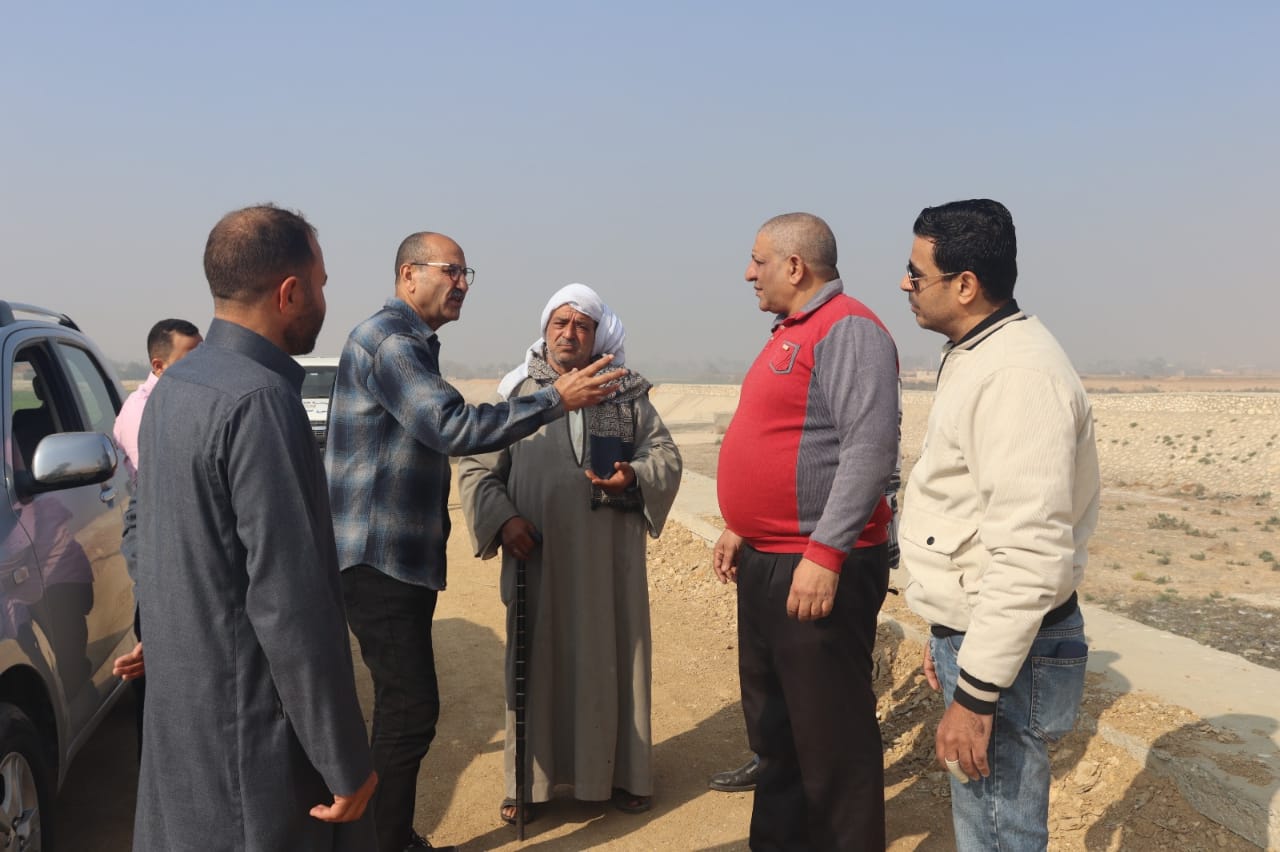السكرتير العام المساعد لبنى سويف  يتفقد جاهزية مخر سيل سنور 