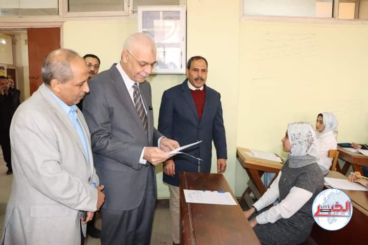 رئيس جامعة المنوفية:تصحيح المادة فور الإنتهاء من الإمتحان