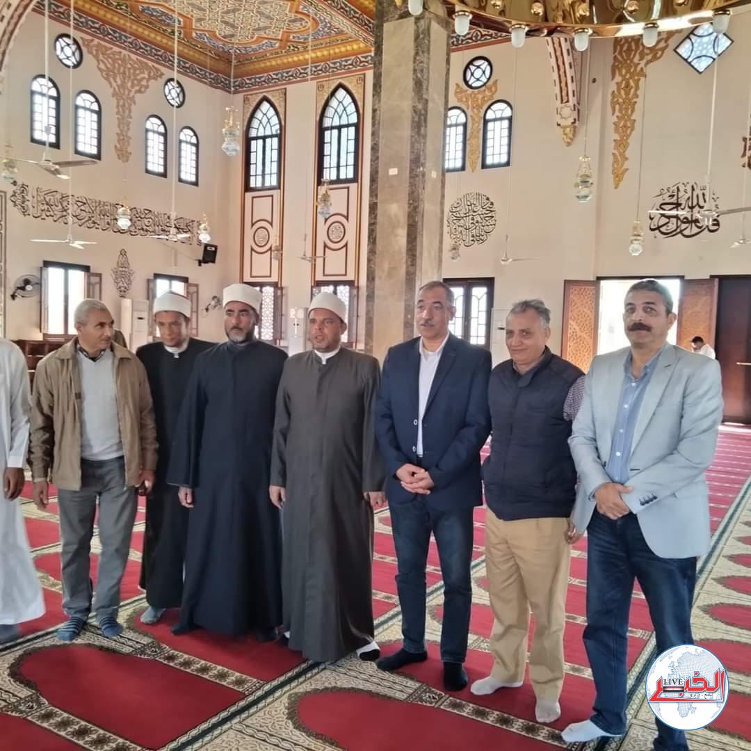 افتتاح مسجد آل صابر بمنطقة الأحياء بالغردقة