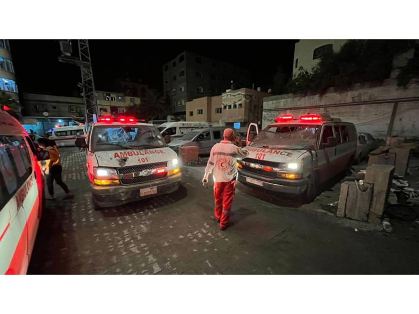 نفاد مخزون الأكسجين بمستشفى الأمل .. جنوب غزة