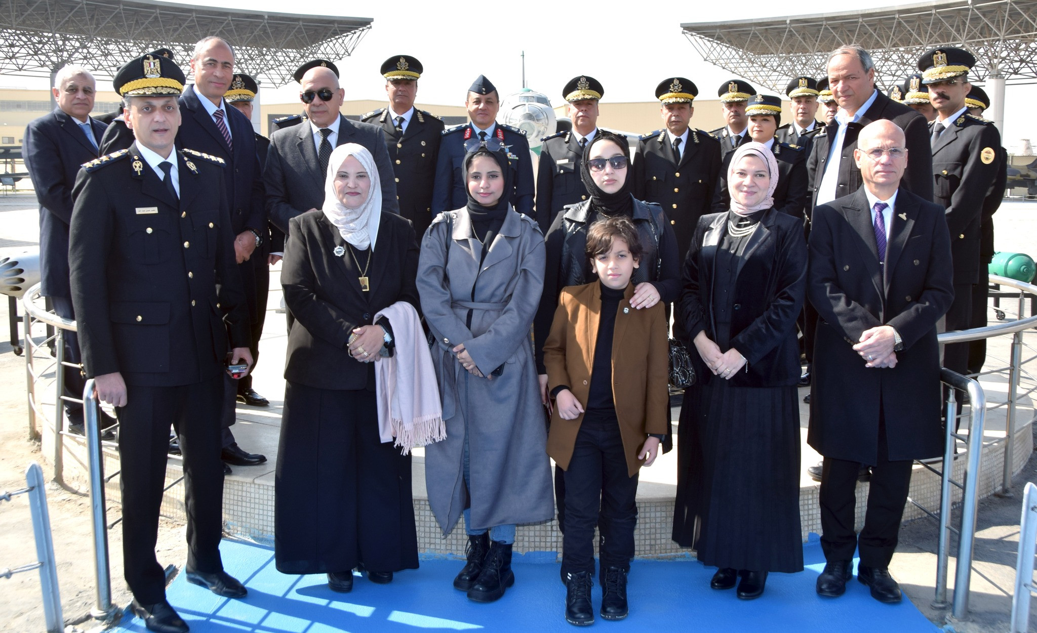 القوات المسلحة تنظم زيارة لقادة وضباط الشرطة .. لمتحف القوات الجوية