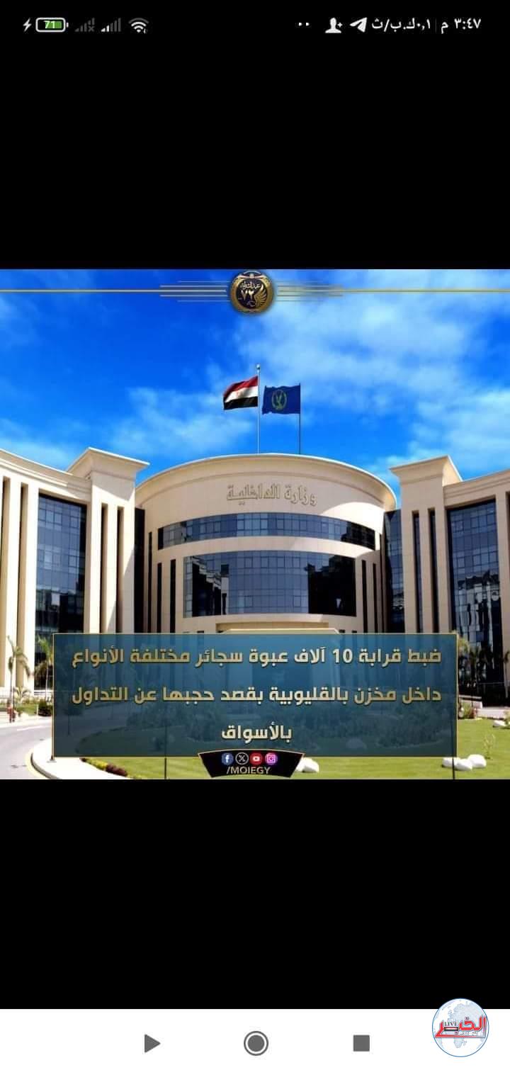 ضبط محتكرى السلع الغذائية بالقليوبية والمنوفية والدقهلية والإسكندرية والمنيا