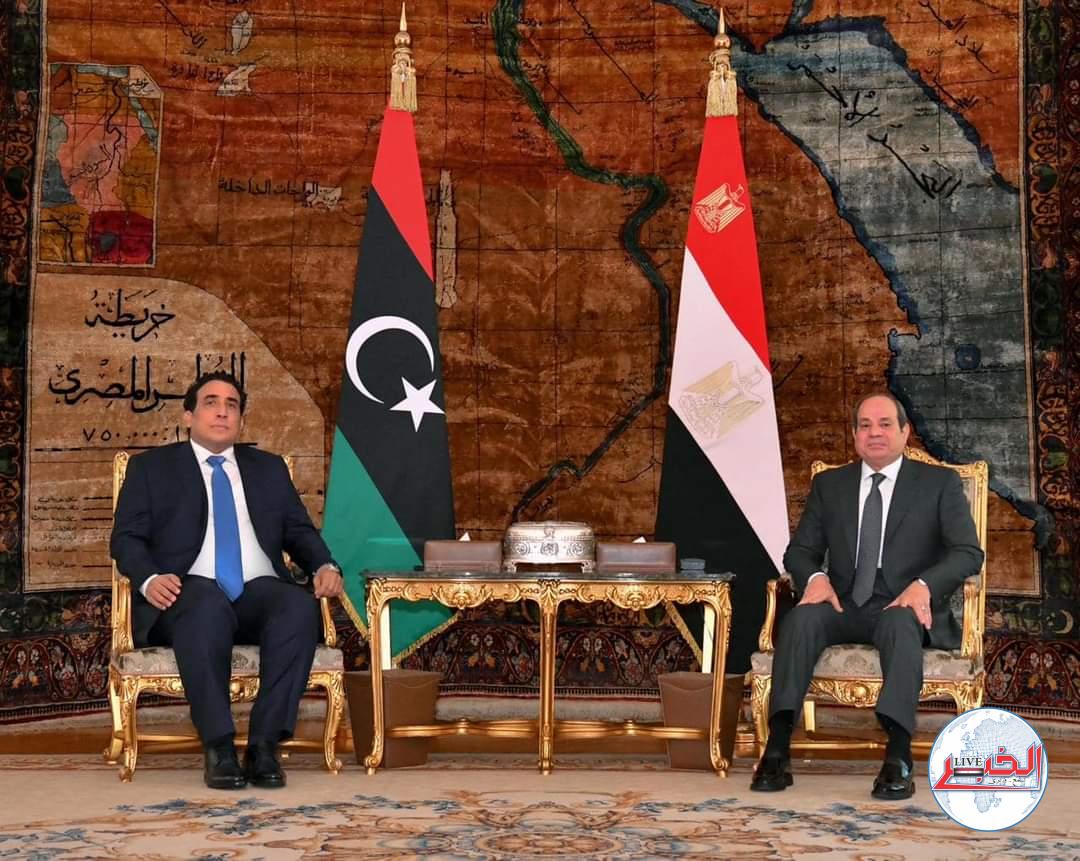 الرئيس يبحث مع المنفى الأوضاع فى ليبيا والمصالحة الوطنية