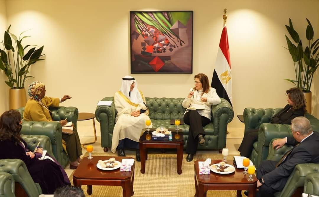 وزيرة التخطيط تبحث مع رئيس البنك الإسلامي للتنمية التعاون المشترك