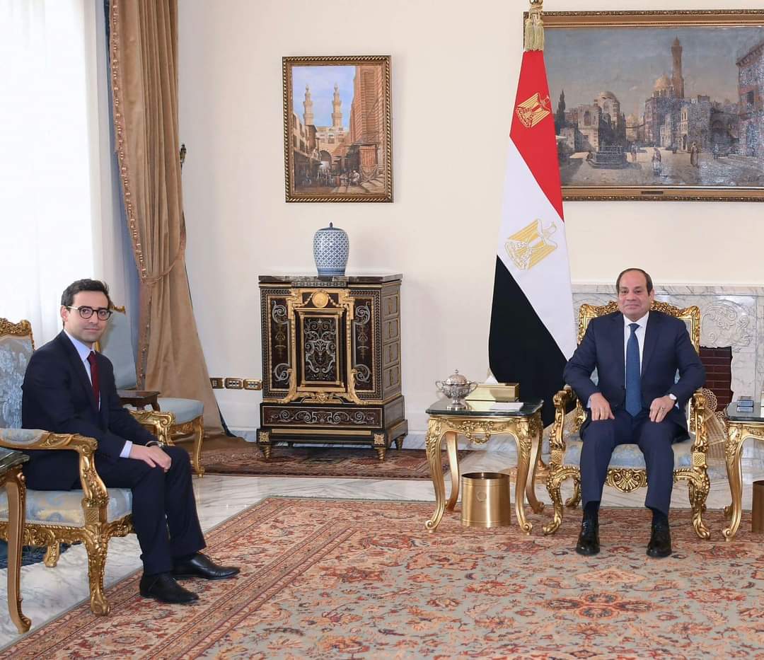 رفض مصرى فرنسى مُطْلَق لأية إجراءات أو سياسات تهدف لتهجير الفلسطينيين من أراضيهم