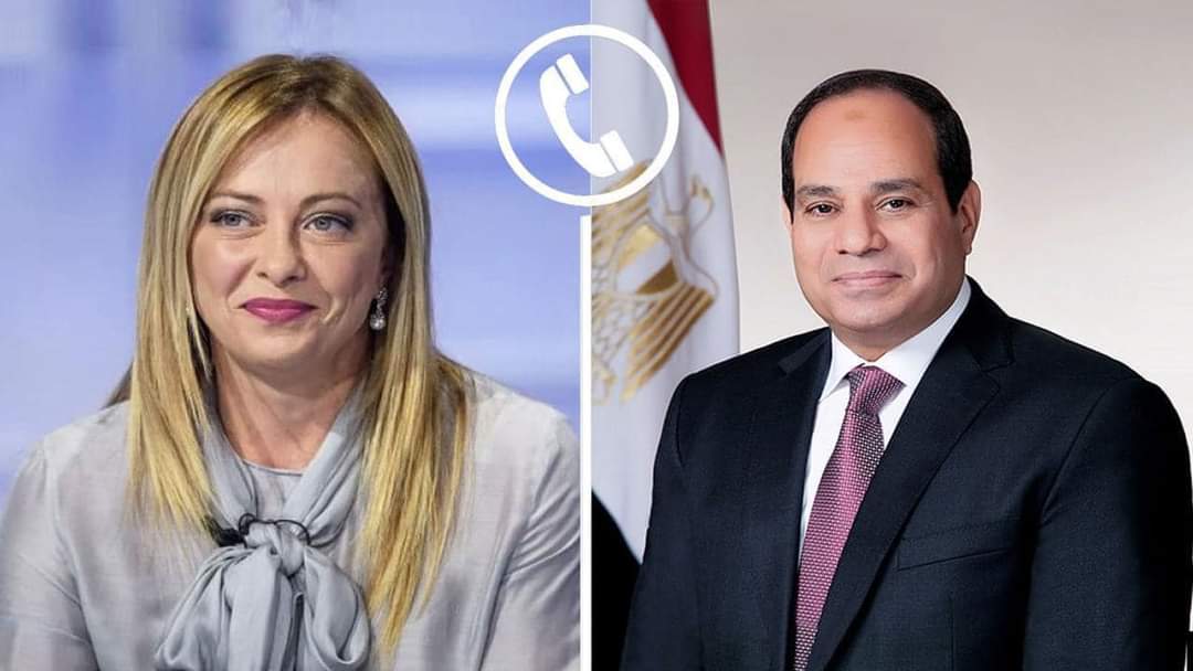 الرئيس بحث مع رئيسة وزراء إيطاليا العلاقات الثنائية والأوضاع الإقليمية