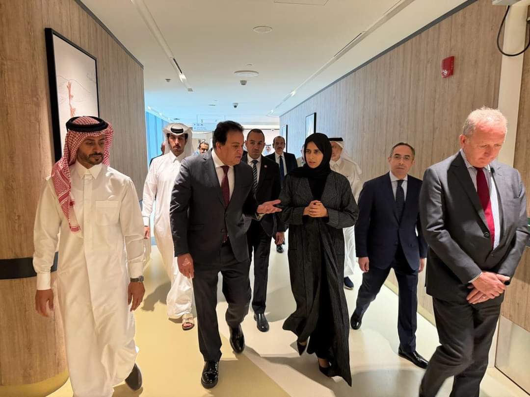 وزير الصحة يبحث مع نظيرته القطرية زيادة الدعم الصحى لقطاع غزة