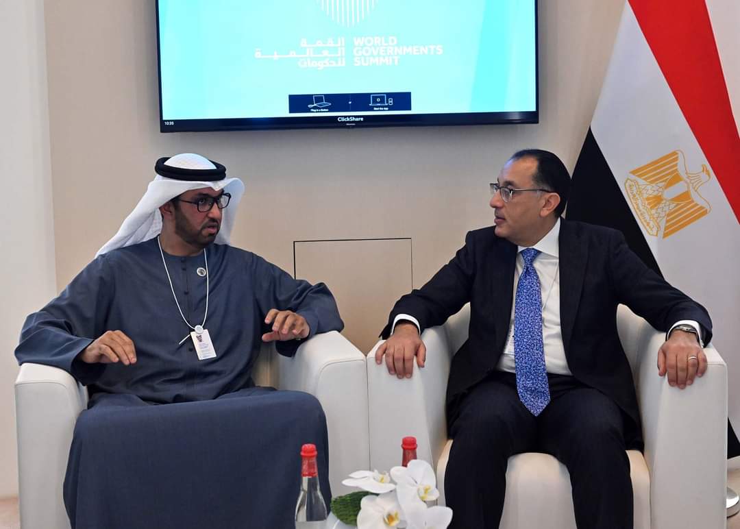 رئيس الوزراء يلتقي وزير الصناعة والتكنولوجيا المتقدمة الإماراتى 