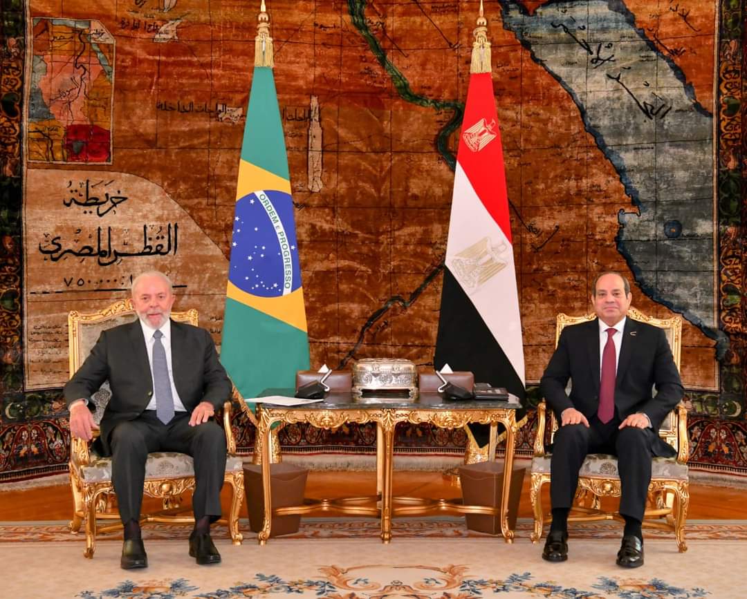 الرئيس:ترفيع العلاقات بين مصر والبرازيل لمستوى الشراكة الاستراتيجية