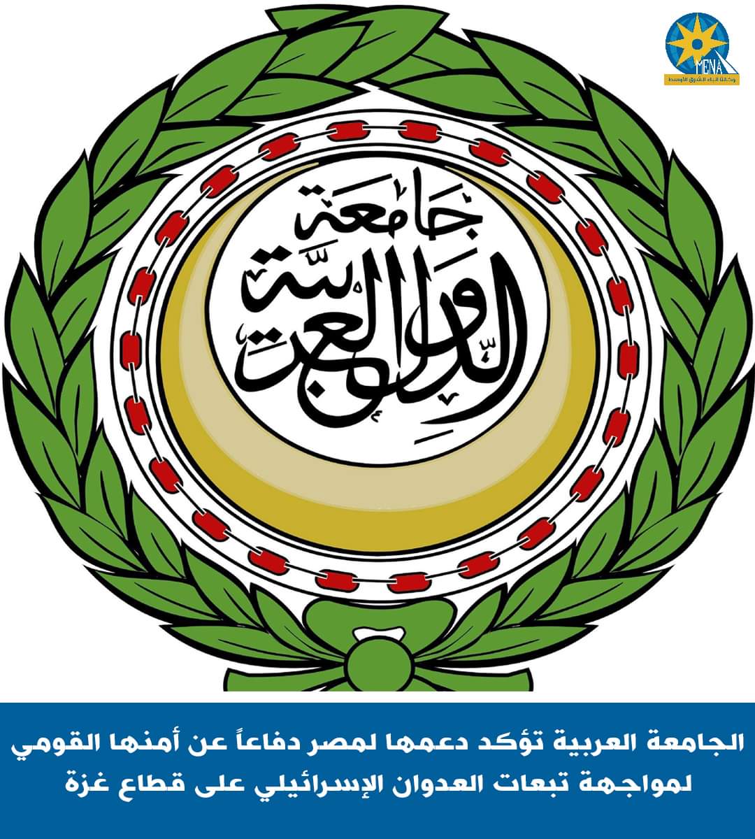 جامعة الدول العربية تدعم مصر فى كل ما تتخذه من خطوات لمواجهة تبعات العدوان الإسرائيلي الغاشم على قطاع غزة