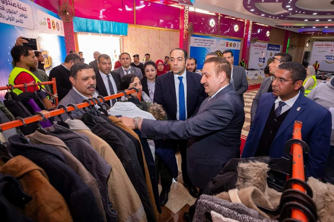 دكان الفرحة يصل إلى المنوفية والشرقية ب50 ألف قطعة ملابس للأسر والطلاب الأولى بالرعاية