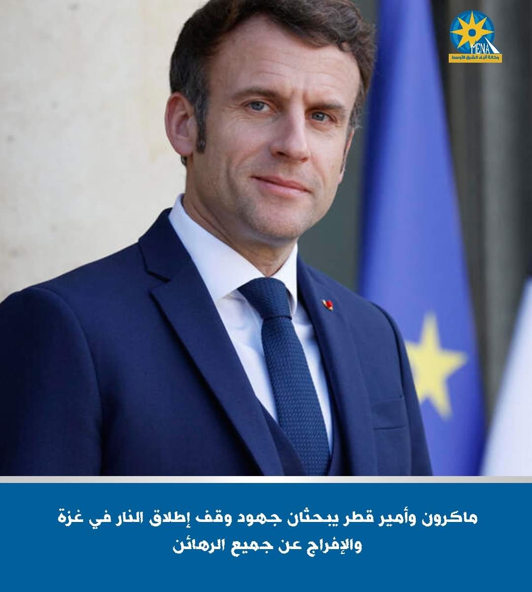الرئيس الفرنسى يستقبل أمير قطر