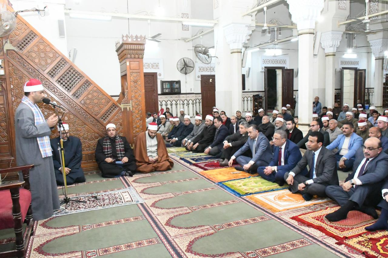 محافظ الفيوم يشهد الإحتفال بذكرى الإسراء والمعراج
