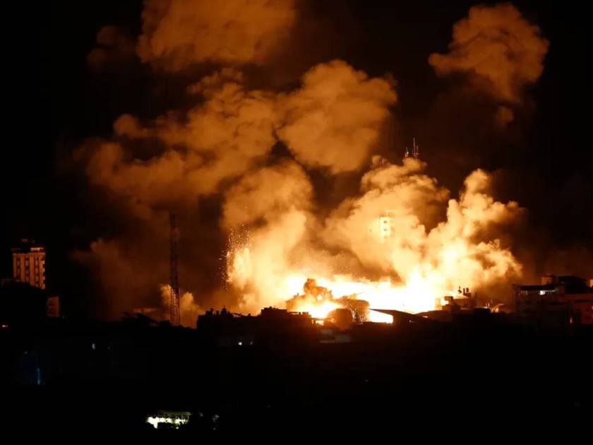 استشهاد 15 فلسطينيا .. في قصف إسرائيلي لمنزل بمدينة دير البلح